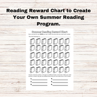 Summer Reading Rewards Chart