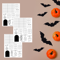 Haunted House Paper Bag Craft Template