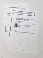 Washington Worksheets and Unit Study