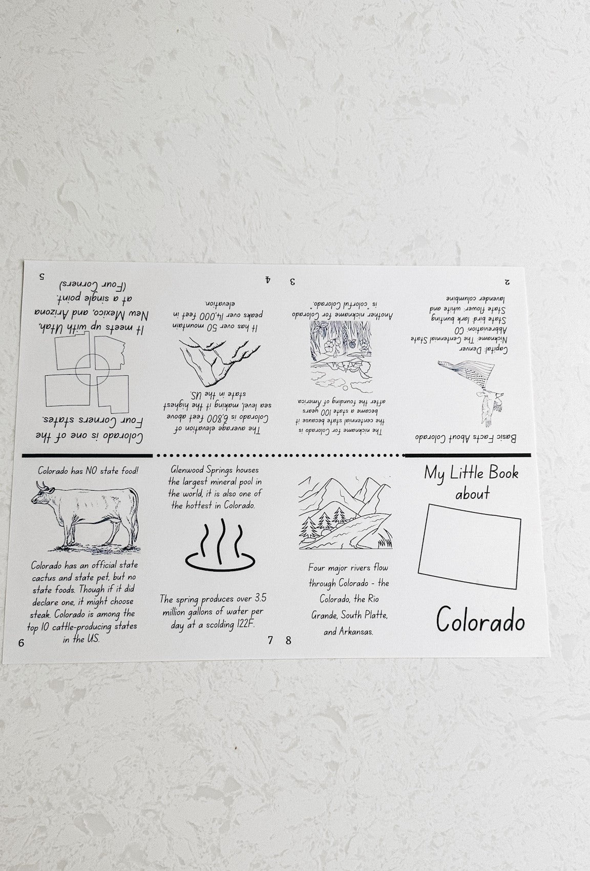 Colorado Worksheets and Unit Study